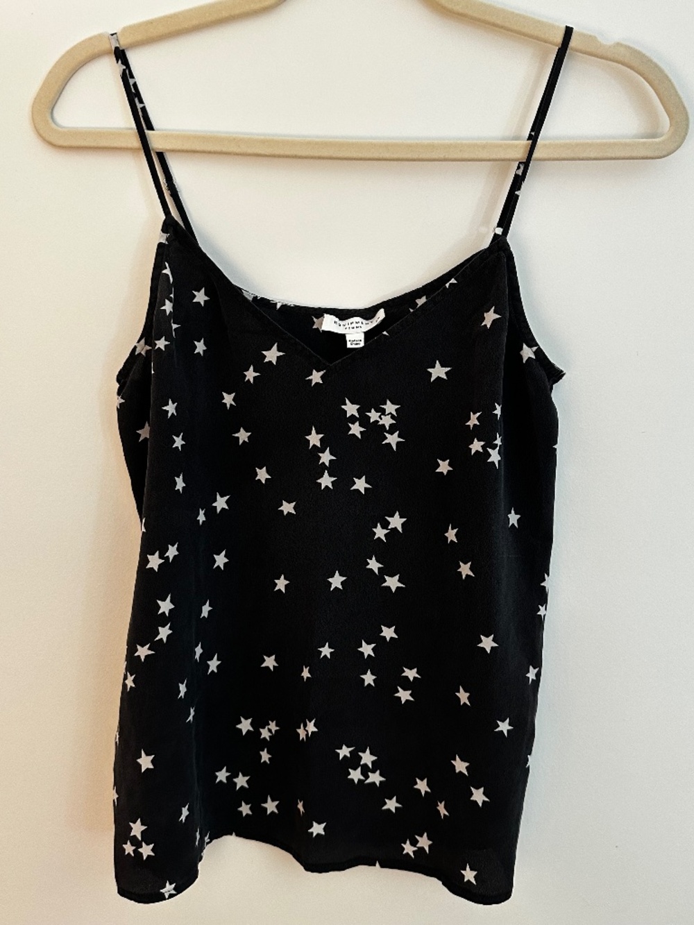 EUC EQUIPMENT Layla Star Print Satin Cami - size S/P